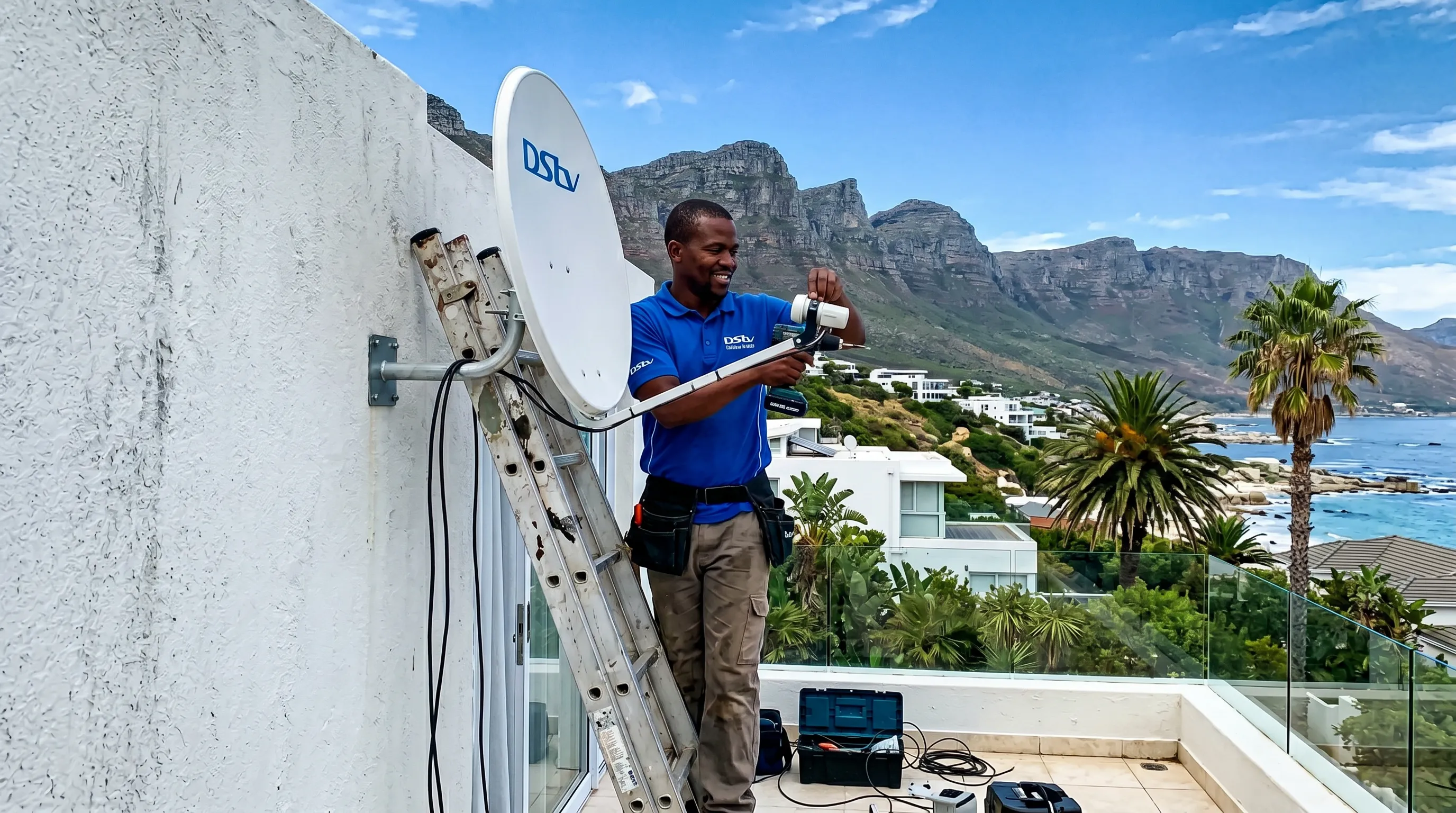 DStv installer ready to help with a quote